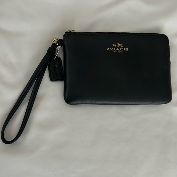 Black Coach Wristlet - Picture 5 of 5